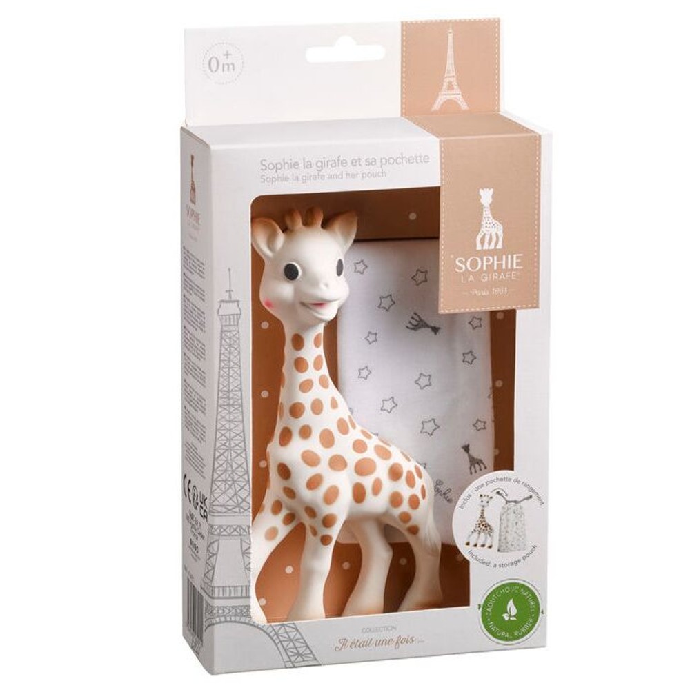 Sophie la girafe  μασητικό - με θήκη αποθήκευσης