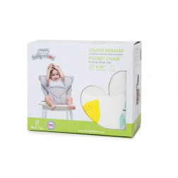 Η πιο μικρή και μαζεμένη καρέκλα φαγητού!  Η Pocket Chair Rainbow από την Γαλλική Baby to Love ήρθε για να σας βοηθήσει στη βόλτα και στο φαγητό του παιδιού. Είναι διπλής όψης και το παιδί μπορεί να κάθεται άνετα και με ασφάλεια σε κάθε συμβατική καρέκλα