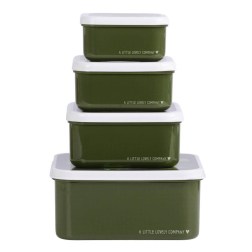 Εντυπωσιακό lunch box σετ της Little Lovely Company με trendy σχέδιο.