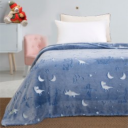 Η νέα κουβέρτα Flash-Fleece της BEAUTY HOME , κατασκευάζεται από μαλακό φλις και φωσφορίζει στο σκοτάδι! Μία κουβέρτα που θα ξετρελάνει τα παιδιά!  Διαστάσεις: κούνιας 160Χ220. 