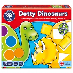 Σχήματα και χρώματα σε ένα παιχνίδι αντιστοίχισης με φιλικούς δεινόσαυρους! Βοηθήστε τους δράκους να βρούν τις χαμένες τους βούλες! Το διασκεδαστικό αυτό παιχνίδι έχει ταμπλό δύο όψεων με δεινόσαυρους, και παίζεται από την μία πλευρά με τα σχήματα και απ