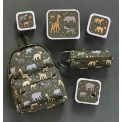 Εντυπωσιακό lunch box σετ της Little Lovely Company με trendy σχέδιο.