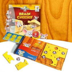 Επιτραπέζιο Smartgames 'Brain cheeser' (48 challenges)! από τη Smart Games  Η εταιρία Smartgames παρουσιάζει μια σειρά από παιχνίδια λογικής και ενδυνάμωσης IQ και με αυτό το παιχνίδι αναπτύσσεται η λογικο-μαθηματική σκέψη, η στρατηγική και η οπτ